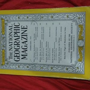 Vintage National Geographic Magazine February 1953